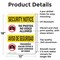 Signmission No Photos Or Video Bilingual OSHA Security Notice Sign, Aluminum, 12in W x 18in L, 2PK OS-2PACK-SN-A-1218-L-11618 - alternate 6